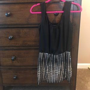 Charlotte black sparkly dress